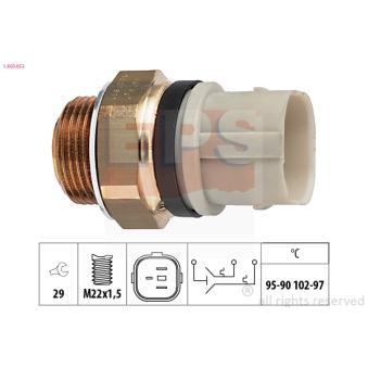Interrupteur de température, ventilateur de radiateur EPS
