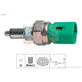 Contacteur, feu de recul EPS