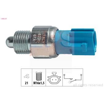 Contacteur, feu de recul EPS