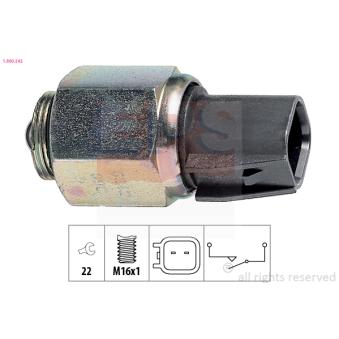 Contacteur, feu de recul EPS