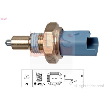 Contacteur, feu de recul EPS