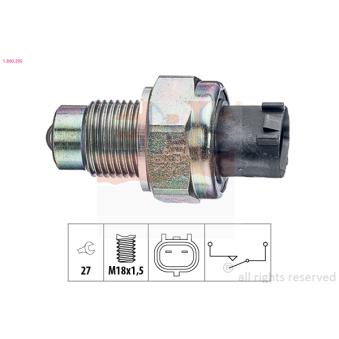 Contacteur, feu de recul EPS