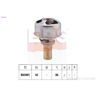 Thermostat d'eau EPS 1.880.247