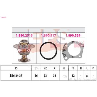 Thermostat d'eau EPS 1.880.251