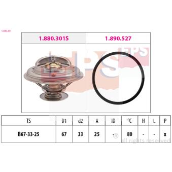 Thermostat d'eau EPS 1.880.301