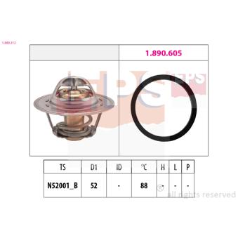 Thermostat d'eau EPS