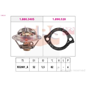 Thermostat d'eau EPS