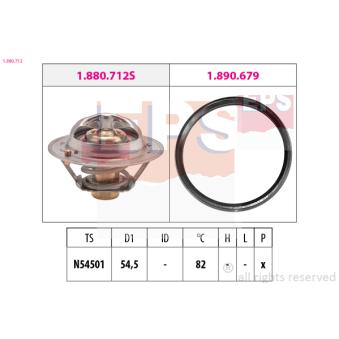 Thermostat d'eau EPS 1.880.712