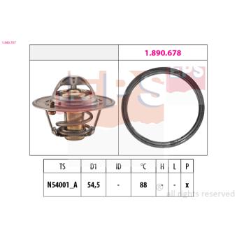 Thermostat d'eau EPS 1.880.787