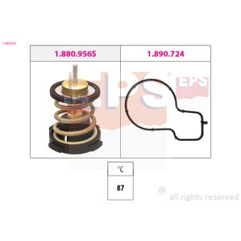 Thermostat, liquide de refroidissement EPS 1.880.956