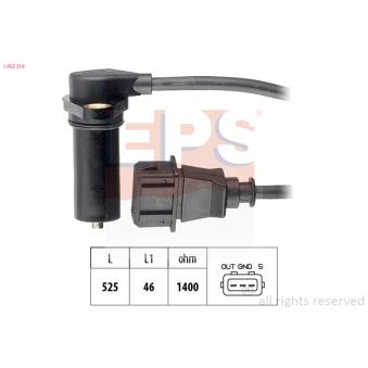 Capteur d'angle, vilebrequin EPS