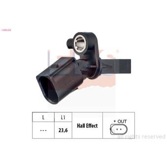 Capteur, vitesse de roue EPS 1.960.222