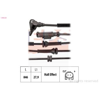 Capteur, vitesse de roue EPS 1.960.223