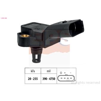 Capteur, pression de suralimentation EPS