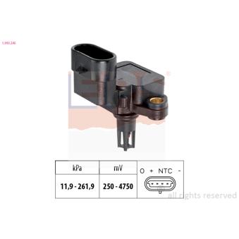 Capteur, pression de suralimentation EPS