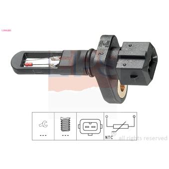 Capteur, température de l'air d'admission EPS