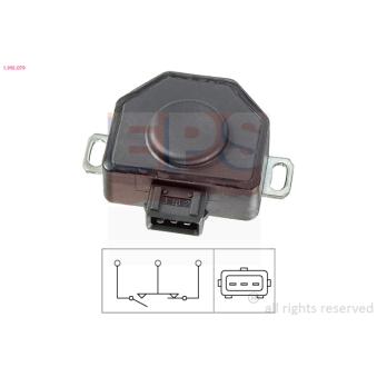 Capteur, position du papillon EPS