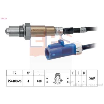 Sonde lambda EPS 1.997.322