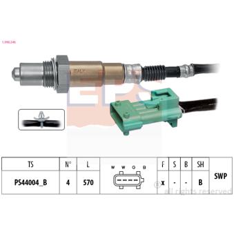 Sonde lambda EPS 1.998.246
