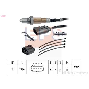 Sonde lambda EPS 1.998.251