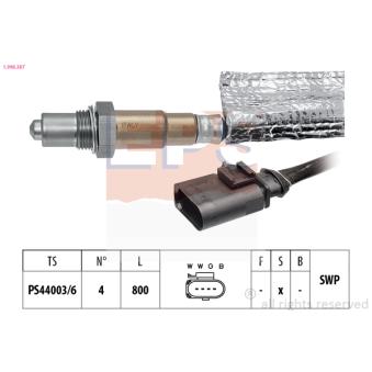 Sonde lambda EPS 1.998.387