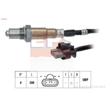 Sonde lambda EPS 1.998.510