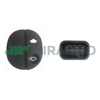 Interrupteur, lève-vitre avant droit MIRAGLIO 121/FRI76001