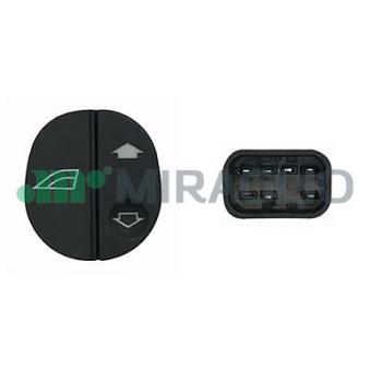 Interrupteur, lève-vitre avant droit MIRAGLIO 121/FRI76005