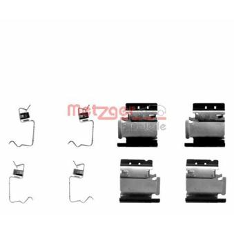 Kit d'accessoires, plaquette de frein à disque METZGER 109-1218