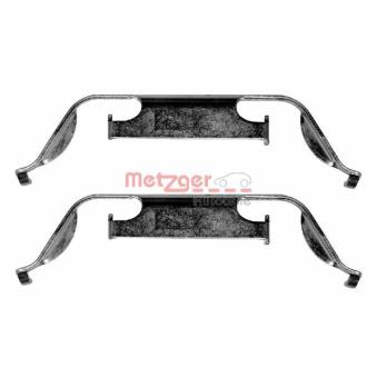 Kit d'accessoires, plaquette de frein à disque METZGER
