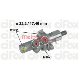 Maître-cylindre de frein METZGER
