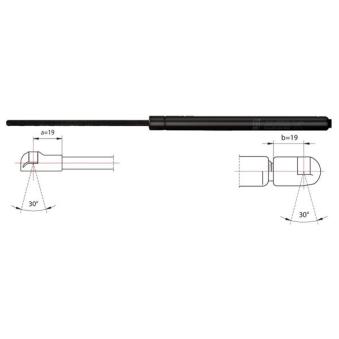 Vérin de hayon, de coffre METZGER