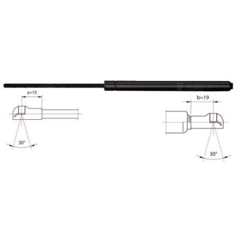 Vérin de hayon, de coffre METZGER 2110631