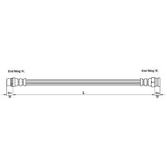 Flexible de frein METZGER