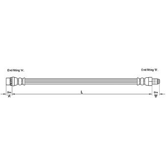 Flexible de frein METZGER