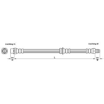 Flexible de frein METZGER