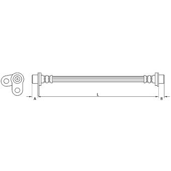 Flexible de frein METZGER