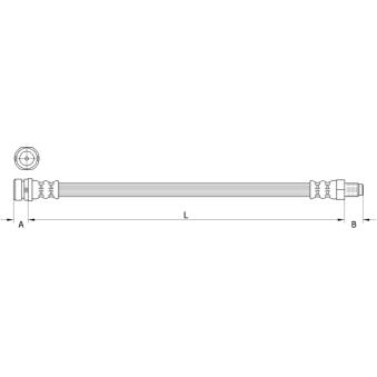 Flexible de frein METZGER
