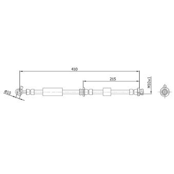 Flexible de frein METZGER