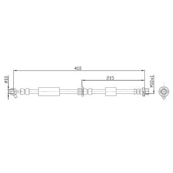 Flexible de frein METZGER