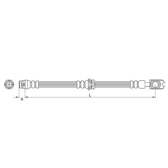 Flexible de frein METZGER 4116205