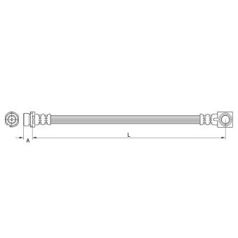 Flexible de frein METZGER