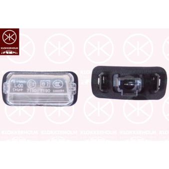 Feu éclaireur de plaque KLOKKERHOLM 05510850