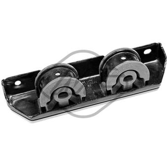 Support, silencieux Metalcaucho 02642