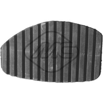 Revêtement de pédale, pédale d'embrayage Metalcaucho