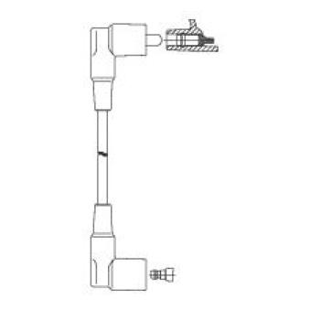 Câble d'allumage BREMI 159/65