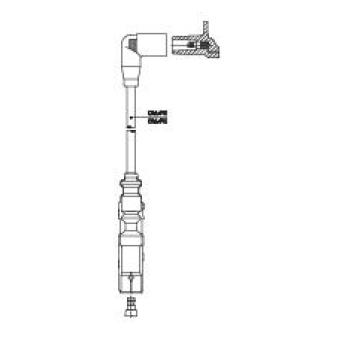 Câble d'allumage BREMI 1A22/46
