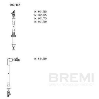 Kit de câbles d'allumage BREMI 600/167