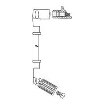 Câble d'allumage BREMI 652/27