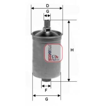 Filtre à carburant SOFIMA S 1503 B